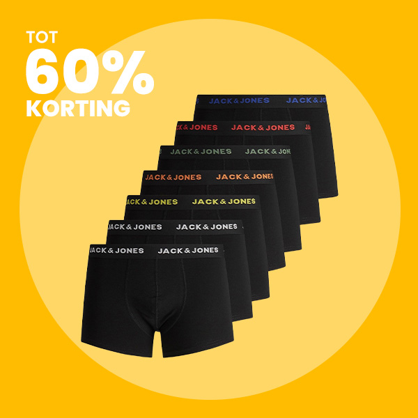 Multipacks onderbroeken tot 60% korting