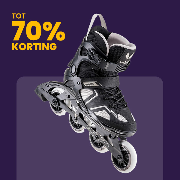 Skates tot 70% korting
