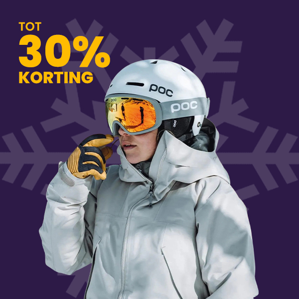 Skihelmen en brillen tot 30% korting